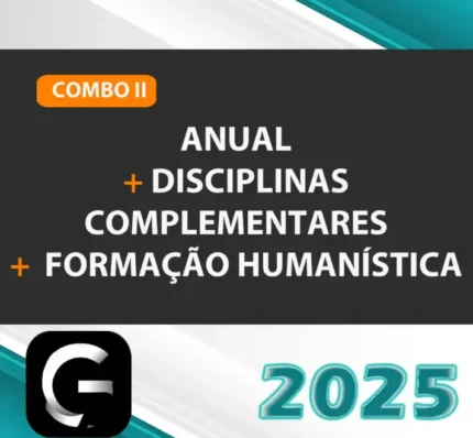 G7 - CARREIRAS JURÍDICAS - 2025- ANUAL (INTENSIVO I + INTENSIVO II) + DISCIPLINAS COMPLEMENTARES ESTADUAIS + FORMAÇÃO HUMANÍSTICA +LPE- G7 2025- Brinde curso anterior (Edição 2024)