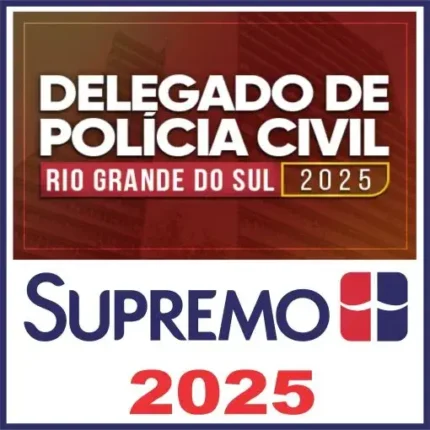 DPC RS (Delegado de Polícia Civil Rio Grande do Sul) Supremo TV 2025 - Rateio PC RS Delta Policial