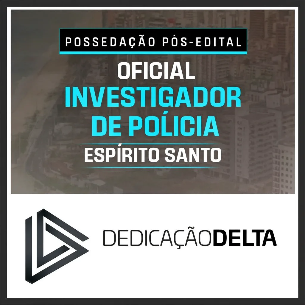 PC ES  Agente - Espirito Santo Policia Civil Policial Rateio Pós edital PCES